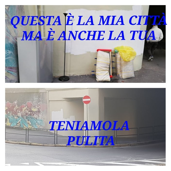 Sesto - Rimossa la  discarica abusiva in via Piave(Grazie Marina)
