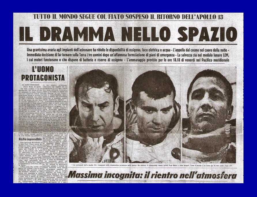 Accadde oggi - 13 Aprile 1970 - Incidente nello spazio per Apollo 13