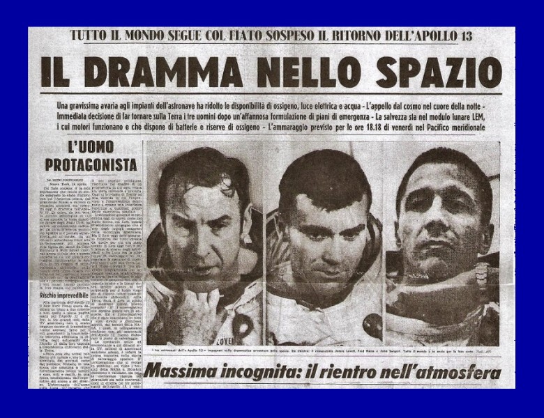 Accadde oggi - 13 Aprile 1970 - Incidente nello spazio per Apollo 13