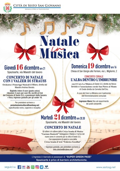 Natale in Musica a SSG - 11 Dicembre 2021