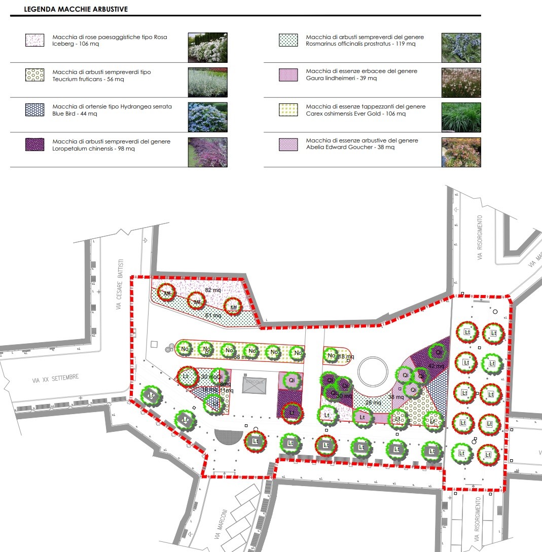 Sesto - La nuova piazza giardino Trento e Trieste diventa più green e ecosostenibile.