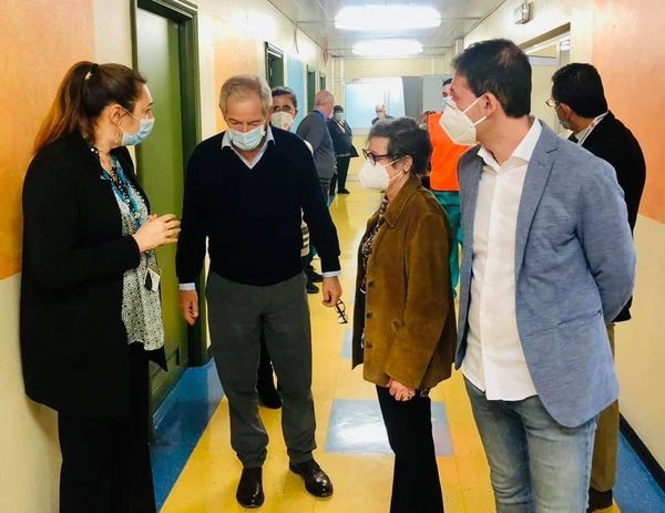 Sesto - VISITA DI BERTOLASO AL CENTRO VACCINALE