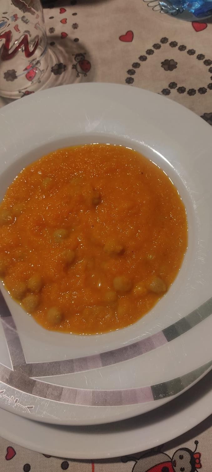 IN CUCINA CON ARSELIO - Crema di zucca con ceci