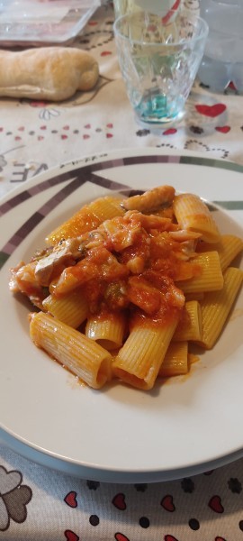 Penne con Baccalà