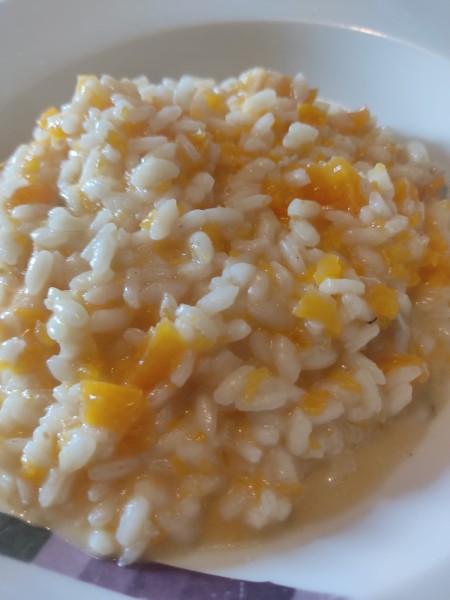 IN CUCINA CON ARSELIO: Risotto, con zucca e gorgonzola