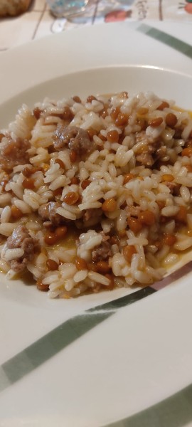 IN CUCINA CON ARSELIO: risotto con salsiccia e lenticchie