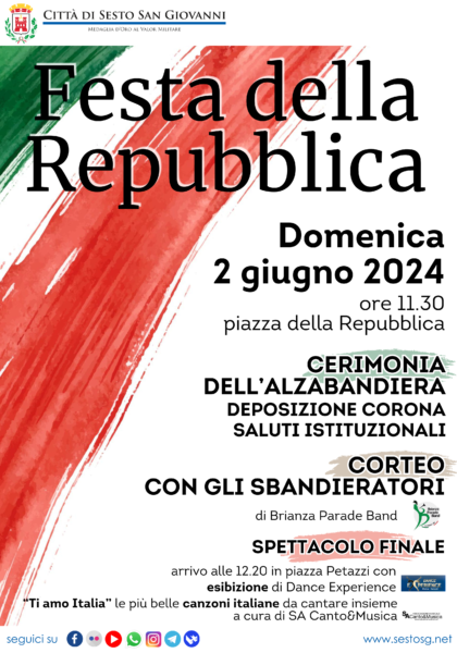 Sesto - PROGRAMMA FESTA DELLA REPUBBLICA